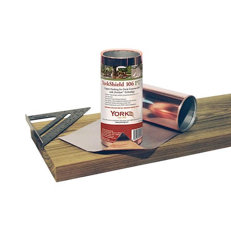 York York 106 PT 10 in. W X 240 in. L Copper Flashing Copper RESYS0310/20